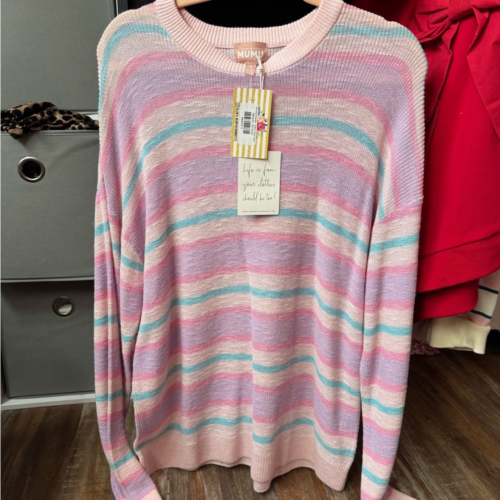Show Me Your MuMu Pink Feel Good Sweater
